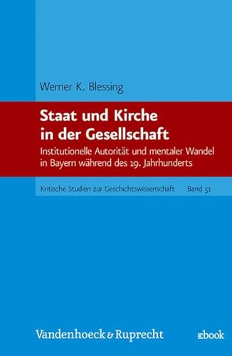 9783525357095: Staat und Kirche in der Gesellschaft