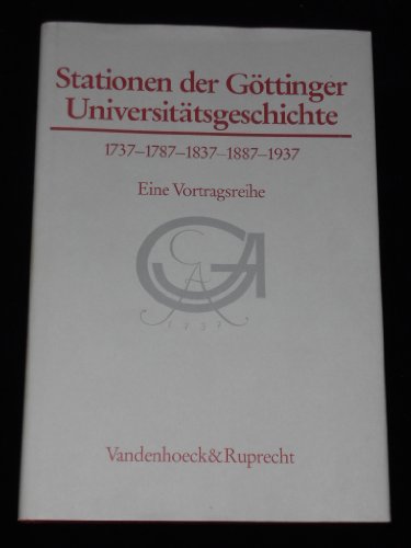 Imagen de archivo de stationen der gttinger universittsgeschichte a la venta por Antiquariat Walter Nowak