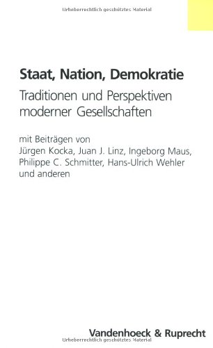 9783525362594: Staat, Nation, Demokratie