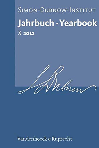 Beispielbild fr Jahrbuch des Simon-Dubnow-Instituts / Simon Dubnow Institute Yearbook X (2011) zum Verkauf von ISD LLC