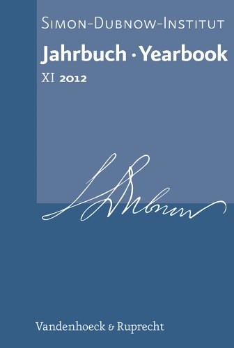 Beispielbild fr Jahrbuch des Simon-Dubnow-Instituts / Simon Dubnow Institute Yearbook XI (2012) zum Verkauf von ISD LLC