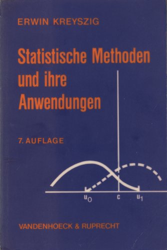 Beispielbild fr Statistische Methoden und ihre Anwendungen zum Verkauf von medimops