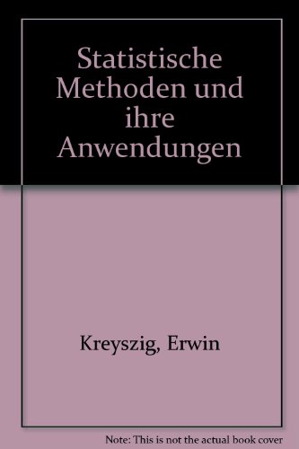 9783525407189: Statistische Methoden und ihre Anwendungen - Kreyszig, Erwin