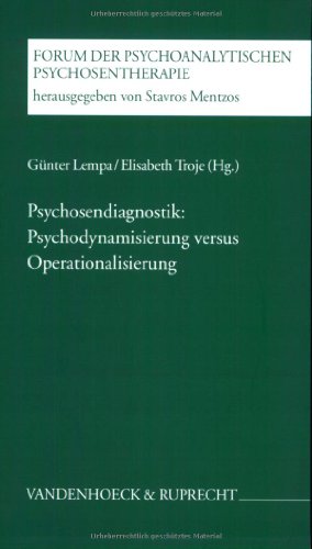 Imagen de archivo de Psychosendiagnostik, Psychodynamisierung versus Operationalisierung a la venta por medimops