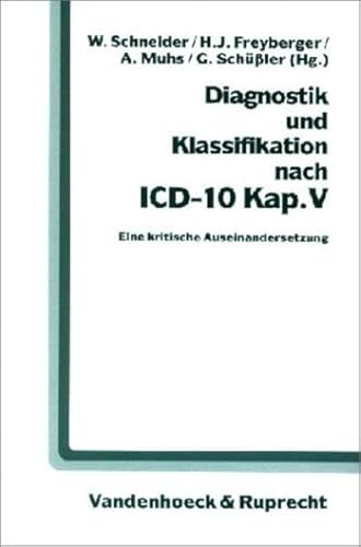 Beispielbild fr Diagnostik und Klassifikation nach ICD-10 Kap. V zum Verkauf von medimops