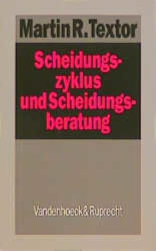 Beispielbild fr Scheidungszyklus und Scheidungsberatung. Ein Handbuch zum Verkauf von medimops