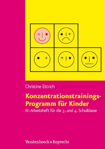 Beispielbild fr Konzentrationstrainings-Programm f?r Kinder III, 3. und 4. Schulklasse. Arbeitsheft zum Verkauf von Ettlinger BUCHFLOHMARKT