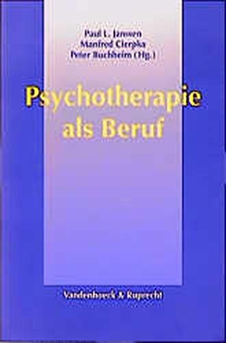 Imagen de archivo de Psychotherapie als Beruf a la venta por medimops