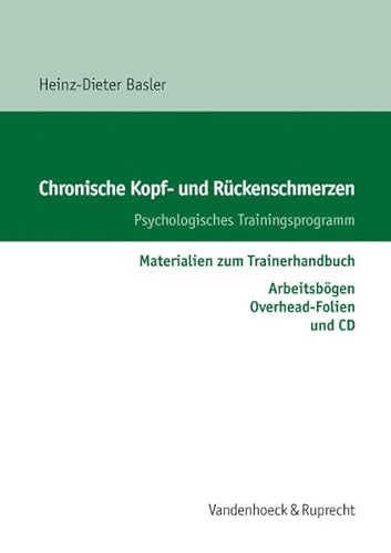 Stock image for Chronische Kopf- und Rckenschmerzen; Teil: Materialien zum Trainerhandbuch. Overhead-Folien. for sale by Buchhandlung Neues Leben