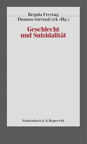 Beispielbild fr Geschlecht und Suizidalitt zum Verkauf von medimops