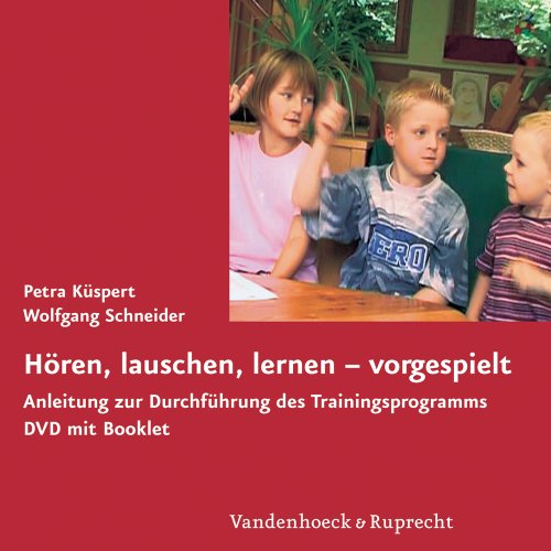 9783525460504: Hren, lauschen, lernen - vorgespielt: Anleitung zur Durchfhrung des Programms. DVD mit Booklet [Alemania]