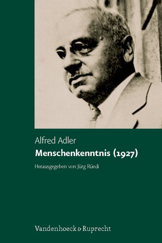 Studienausgabe 05. Menschenkenntnis (1927) - Adler, Alfred
