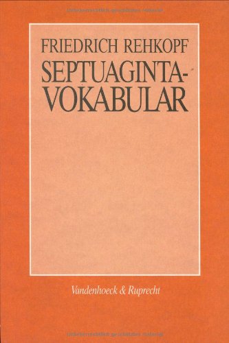 Beispielbild für Septuaginta-Vokabular zum Verkauf von ACADEMIA Antiquariat an der Universität