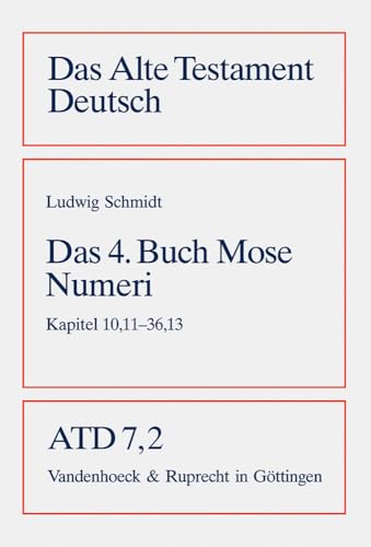 9783525511282: Das Vierte Buch Mose: Numeri 10,11 - 36,13: 7,2