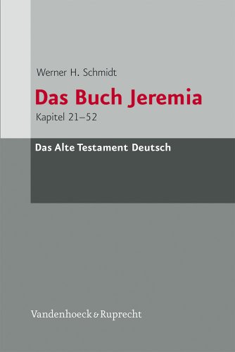 Stock image for Das Buch Jeremia: Kapitel 21-52 (Das Alte Testament Deutsch. Atd - Neubearbeitungen Neues Got) for sale by Chiron Media