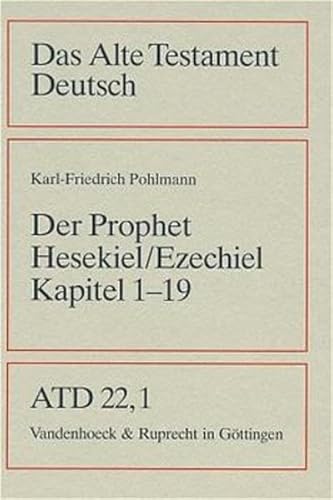 Beispielbild fr Das Buch des Propheten Hesekiel (Ezechiel). Kapitel 1-19: Das Alte Testament Deutsch (ATD), Tlbd.22/1, Das Buch des Propheten Hesekiel (Ezechiel) (Das Alte Testament Deutsch. Atd. Kartonierte Ausgabe) zum Verkauf von medimops