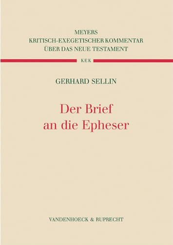 Stock image for Der Brief An Die Epheser: Bd.8 for sale by Revaluation Books