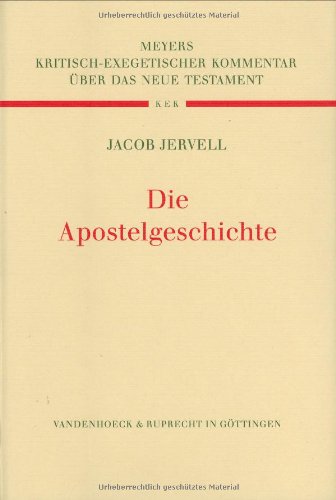 Apostelgeschichte - Jervell, Jacob