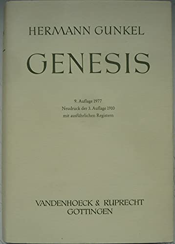 Beispielbild fr Genesis zum Verkauf von medimops