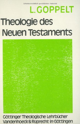 Stock image for Theologie des Neuen Testaments for sale by medimops