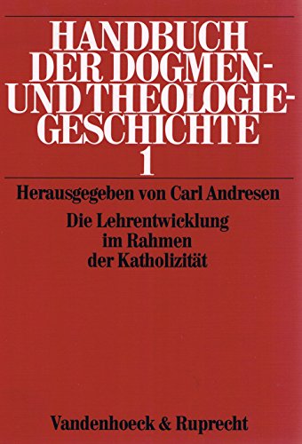 9783525521656: Die Lehrentwicklung im Rahmen der Katholizitt, Bd 1