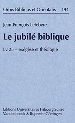 LE JUBILE BIBLIQUE