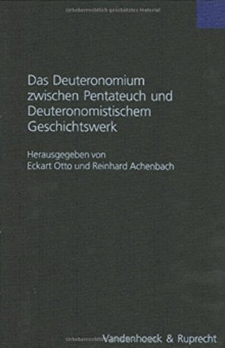 9783525530702: Das Deuteronomium Zwischen Pentateuch Und Deuteronomistischem Geschichtswerk