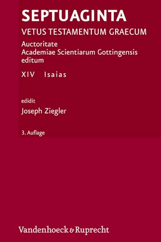 Septuaginta: Vetus Testamentum Graecum Vol. 14 (German Edition) - Ziegler, Joseph (edit.)