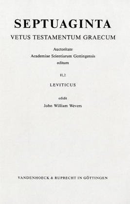Beispielbild fr Septuaginta. Band 2,2 (German Edition) zum Verkauf von Redux Books