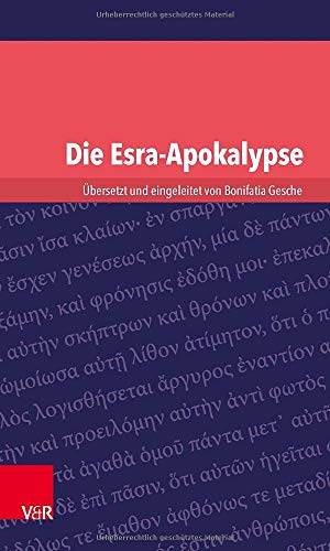 Beispielbild fr Die Esra-Apokalypse (Kleine Bibliothek der antiken jdischen und christlichen Literatur) zum Verkauf von medimops