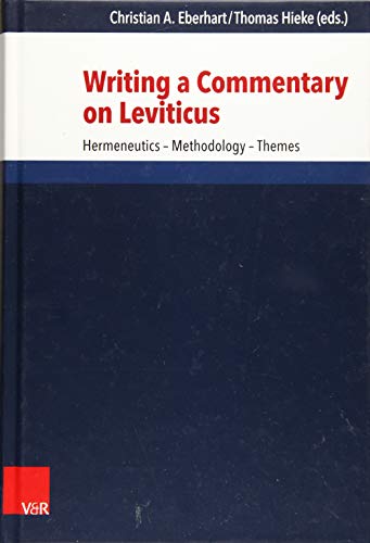 Beispielbild fr Writing a Commentary on Leviticus zum Verkauf von ISD LLC