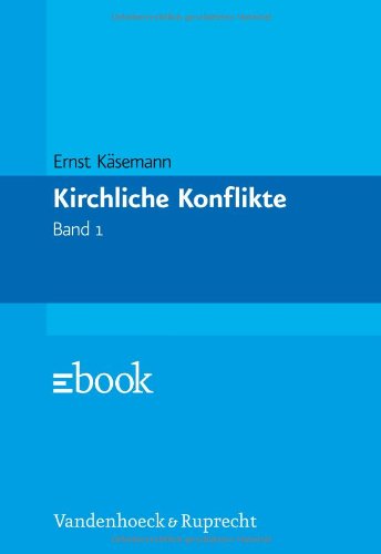 Stock image for Kirchliche Konflikte I for sale by medimops