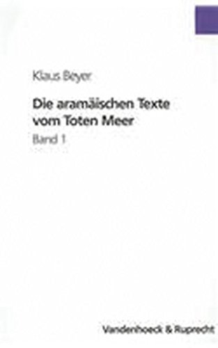 9783525536247: Die Aramaischen Texte Vom Toten Meer