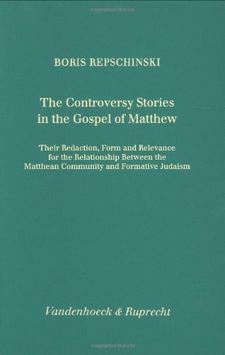 9783525538739: The Controversy Stories in the Gospel of Matthew: Their redaction, form und [sic] relevance for the relationship between the Matthean community and ... Des Alten Und Neuen Testaments, 189)