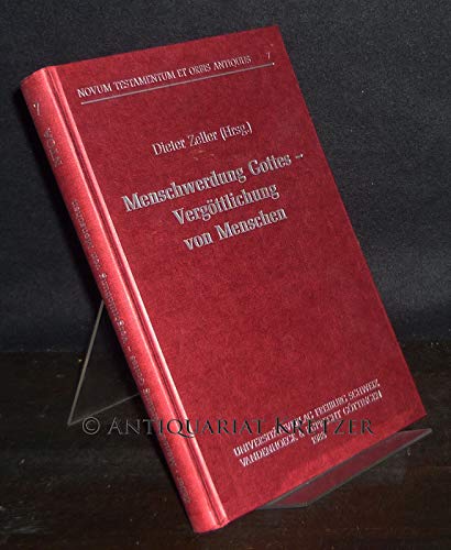 9783525539064: Menschwerdung Gottes - Vergottlichung Von Menschen: 7 (Novum Testamentum Et Orbis Antiquus)