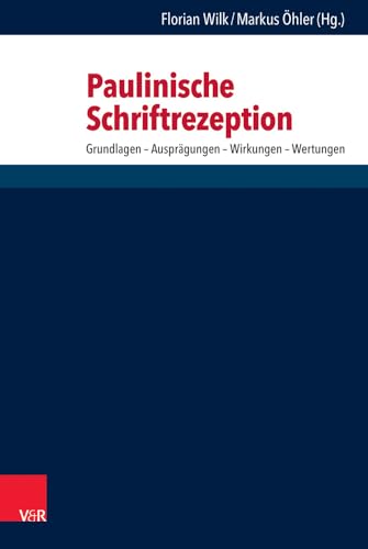 Stock image for Paulinische Schriftrezeption for sale by Blackwell's