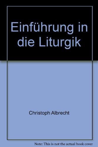 Stock image for Einfhrung in die Liturgik for sale by medimops
