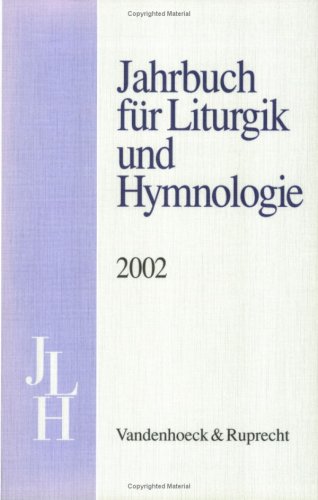 9783525572092: Jahrbuch Fur Liturgik Und Hymnologie 2002