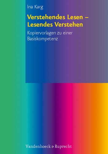 Imagen de archivo de Verstehendes Lesen Lesendes Verstehen a la venta por medimops