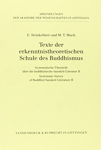 Imagen de archivo de Texte der erkenntnistheoretischen Schule des Buddhismus. a la venta por Antiquariat Kai Gro