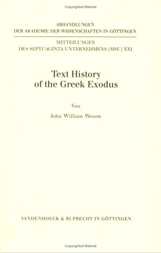 Beispielbild fr Text History of the Greek Exodus. zum Verkauf von Antiquariat Alte Seiten - Jochen Mitter