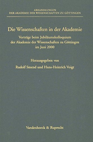 Stock image for Die Wissenschaften in der Akademie for sale by Antiquariat Walter Nowak