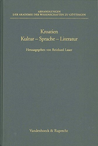 Beispielbild fr Kroatien, Kultur - Sprache - Literatur. zum Verkauf von Antiquariat Kai Gro