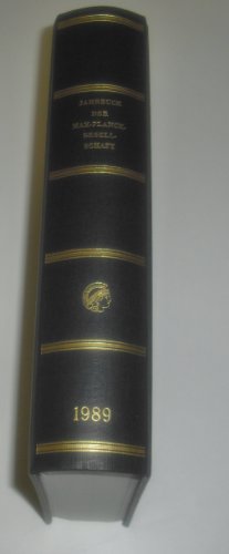 9783525853955: Max-Planck-Gesellschaft. Jahrbuch 1989