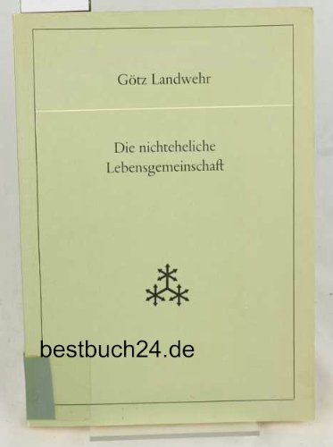 Beispielbild fr Die nichteheliche Lebensgemeinschaft. zum Verkauf von Vico Verlag und Antiquariat Dr. Otto