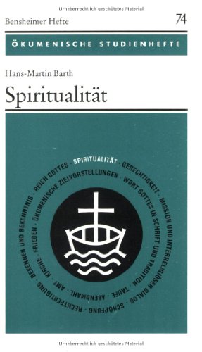 Beispielbild fr Spiritualitt (kumenische Studienhefte/Bensheimer Hefte Nr. 74) zum Verkauf von medimops