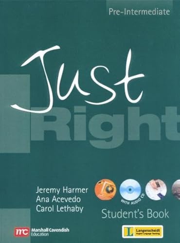 Imagen de archivo de Just Right - Pre-Intermediate - Student's Book mit Audio-CD a la venta por medimops