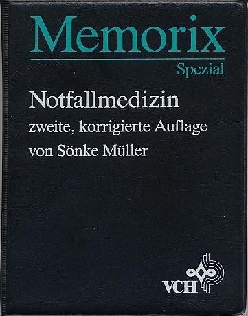 Beispielbild fr Memorix Spezial Notfallmedizin zum Verkauf von medimops