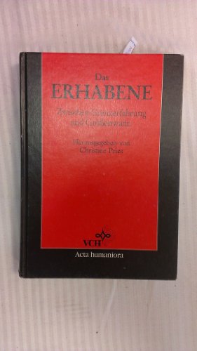 Das Erhabene. Zwischen Grenzerfahrung und Größenwahn.