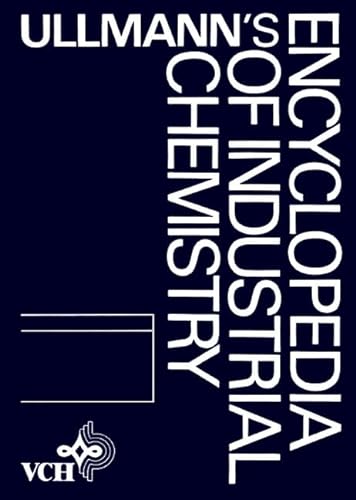 Beispielbild fr Benzyl Alcohol to Calcium Sulfate, Volume A4, Ullmann's Encyclopedia of Industrial Chemistry, fifth edition zum Verkauf von Zubal-Books, Since 1961